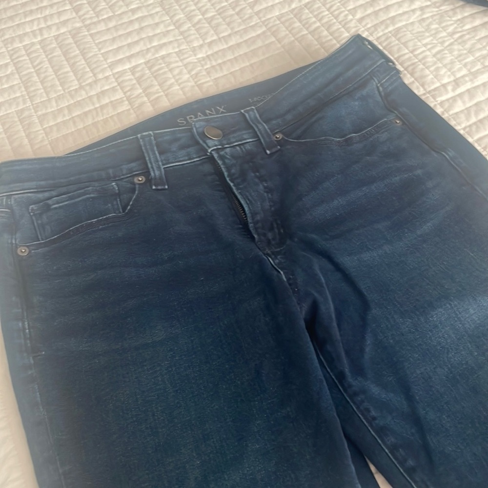 Spanx straight leg jeans